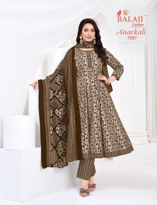 Anarkali Vol 7 by Balaji Cotton 130g Pali Quality Anarkali Pant Set readymade suit catalogs