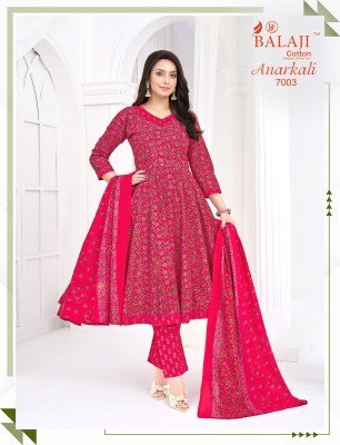 Anarkali Vol 7 by Balaji Cotton 130g Pali Quality Anarkali Pant Set readymade suit catalogs