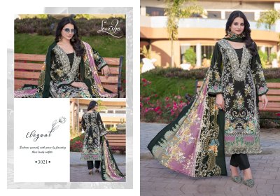 Anarkali by Levisha Cambric cotton Pakistani style dress material in wholesale rate salwar kameez catalogs