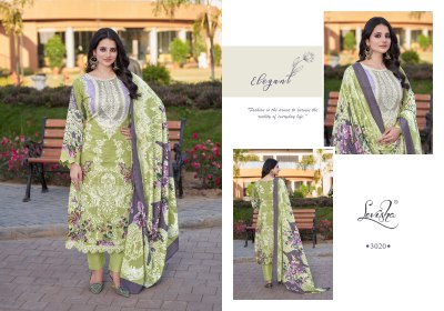 Anarkali by Levisha Cambric cotton Pakistani style dress material in wholesale rate salwar kameez catalogs