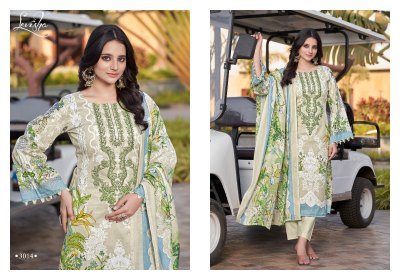 Anarkali by Levisha Cambric cotton Pakistani style dress material in wholesale rate salwar kameez catalogs