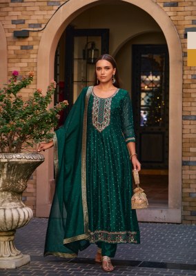 Anarkali by Lily and lali Embroidered handwork Fancy Anarkali suit catalogue at affordable price fancy Anarkali suit catalogs