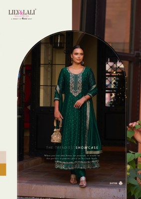 Anarkali by Lily and lali Embroidered handwork Fancy Anarkali suit catalogue at affordable price fancy Anarkali suit catalogs