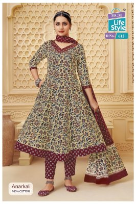 Anarkali vol 6 by MCM Heavy Cotton Printed Hand work anarkali suit catalogue at affordable rate readymade suit catalogs