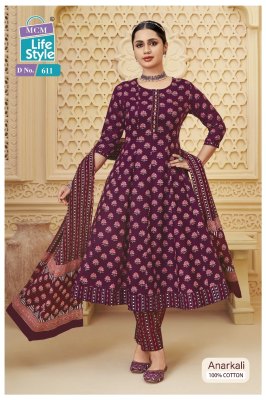 Anarkali vol 6 by MCM Heavy Cotton Printed Hand work anarkali suit catalogue at affordable rate readymade suit catalogs