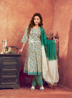 Aneri vol 3 by Bonie  capsule printed Anarkali kurti pant and dupatta catalogue readymade suit catalogs