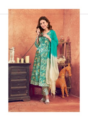 Aneri vol 3 by Bonie  capsule printed Anarkali kurti pant and dupatta catalogue readymade suit catalogs