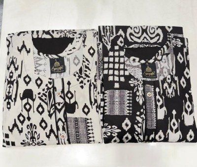 Anish Amul Pure Rayon Foil Print 3 Piece Suit Set Size wise Combo Set