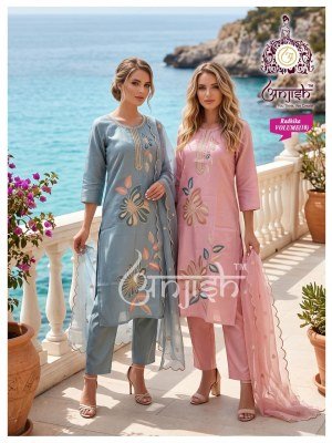 Anjish Radhika Vol. 6  Kurti Pant with Dupatta wholesale catalogs