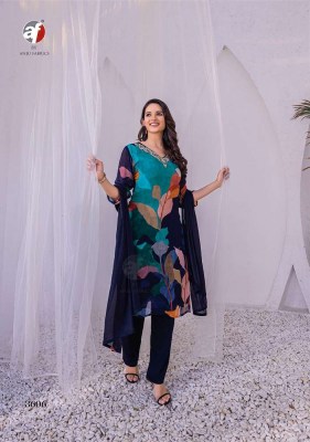 Anju Fabric Nazar Vol 6 Designer Kurti Pant Dupatta Set Wholesale Kurti Catalogue  readymade suit catalogs