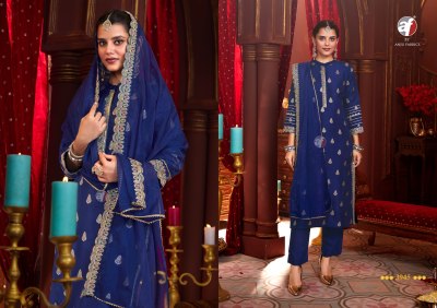 Anju Fabrics Bandhan Vol 4 Dola Silk Kurti Pant Dupatta Collection wholesale sale  readymade suit catalogs