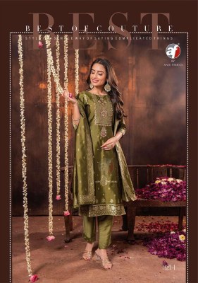 Anju Fabrics Silk Affair Vol 2 Party Wear Designer Readymade Kurti catalogue wholesaler   kurtis catalogs