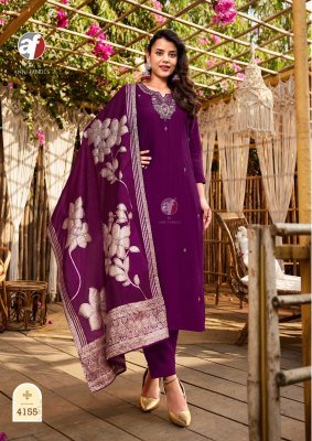 Anju Fabrics Vastra Vol 5 Roman Silk Kurti Pant Set with Heavy Banarasi Jacquard Dupatta And Pure Handwork Wholesale kurtis catalogs