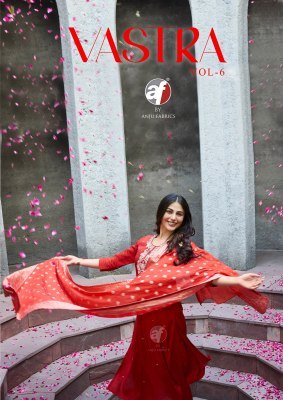 Anju Vastra Vol 6 Modal Silk Kurti Pant Dupatta Set Heavy Jacquard And Hand Work Ethnic Wholesale kurti pant with dupatta Catalogs