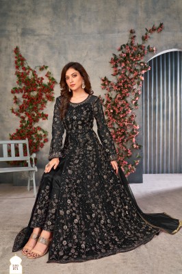 Anjubaa vol 37 presented Most prefered Net anarkali suit with bottom and dupatta catalogue fancy Anarkali suit catalogs