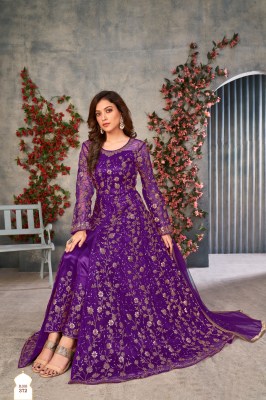 Anjubaa vol 37 presented Most prefered Net anarkali suit with bottom and dupatta catalogue fancy Anarkali suit catalogs