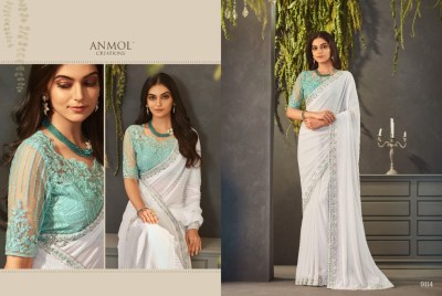 Anmol creation by Exotique vol 04 by fancy georgette printed saree with blouse at wholesale price sarees catalogs