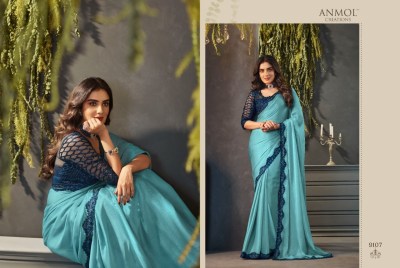 Anmol creation by Exotique vol 04 by fancy georgette printed saree with blouse at wholesale price sarees catalogs