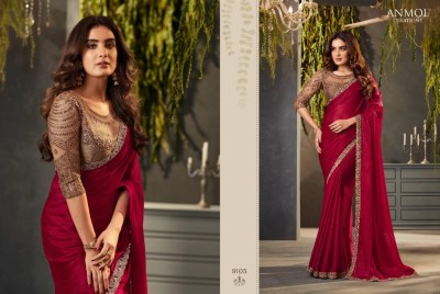 Anmol creation by Exotique vol 04 by fancy georgette printed saree with blouse at wholesale price sarees catalogs