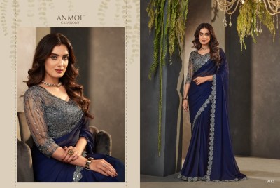 Anmol creation by Exotique vol 04 by fancy georgette printed saree with blouse at wholesale price sarees catalogs