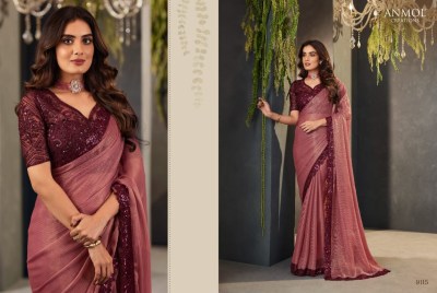 Anmol creation by Exotique vol 04 by fancy georgette printed saree with blouse at wholesale price sarees catalogs