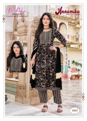 Annamika vol 1 by Kashida heavy foil printed fancy readymade suit catalogue readymade suit catalogs