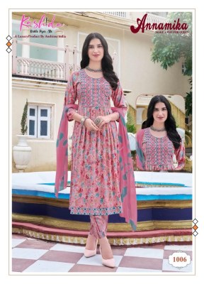 Annamika vol 1 by Kashida heavy foil printed fancy readymade suit catalogue readymade suit catalogs