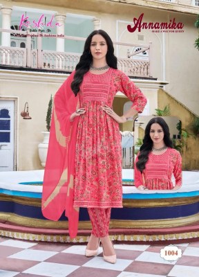 Annamika vol 1 by Kashida heavy foil printed fancy readymade suit catalogue readymade suit catalogs