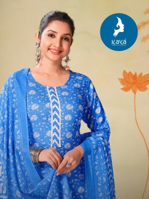 Apple by Kaya Super Quality Cotton printed kurti pant with dupatta collection in affordable rate  readymade suit catalogs