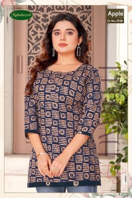 Apple vol 2 by Mahalaxmi Fancy heavy cotton printed western wear top catalogue at amaviexpo western wear catalogs