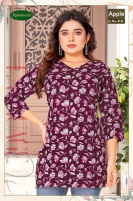 Apple vol 2 by Mahalaxmi Fancy heavy cotton printed western wear top catalogue at amaviexpo western wear catalogs