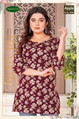 Apple vol 2 by Mahalaxmi Fancy heavy cotton printed western wear top catalogue at amaviexpo western wear catalogs
