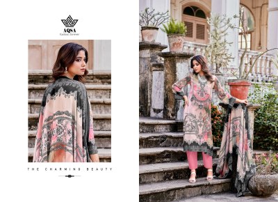 Aqsa by Aahana pure Bamberg digital printed unstitched salwar suit catalogue at low rate  salwar kameez catalogs