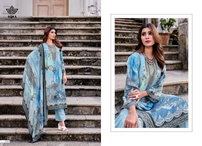 Aqsa by Aahana pure Bamberg digital printed unstitched salwar suit catalogue at low rate  salwar kameez catalogs