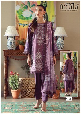 Arsala Fashion Amara Vol. 4 Heavy Lawn Cotton Kurta Pant Dupatta Set kurti pant with dupatta Catalogs