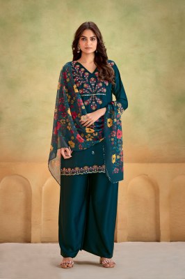 Artridhs lunch Pure Heavy Gaji Silk khatli work readymade suit catalogue at affordable rate readymade suit catalogs