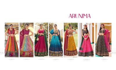 Arunima presenting new readymade lehenga choli catalog with sequence work and digital print at wholesale price lehenga choli catalogs