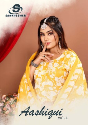 Ashiqui vol 1 by Sankheswer Cotton printed with foil work top bottom and dupatta catalogue wholesale catalogs