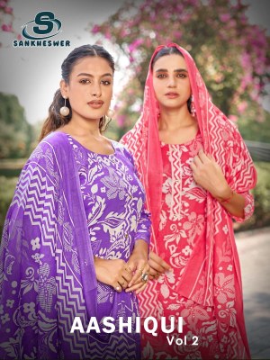 Ashiqui vol 2 Summer Collection Cotton Printed Top bottom and dupatta catalogue at affordable rate Summer collection