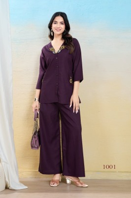 Atufa vol 1 present Pure Heavy Reyon Plain Co ord set collection with low rate co ord set catalogs