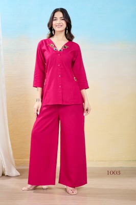 Atufa vol 1 present Pure Heavy Reyon Plain Co ord set collection with low rate co ord set catalogs