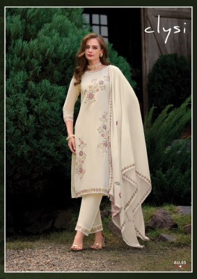 Aura by Clysi Cambric cotton khatli work readymade suit collection readymade suit catalogs