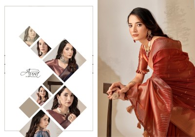Aura present vitisha new exclusive Mercerised Cotton saree catalogue at low rate sarees catalogs