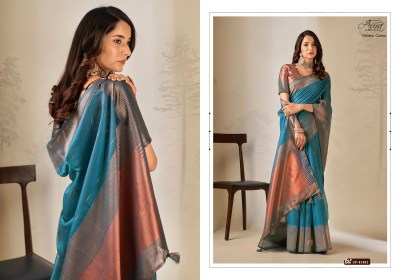 Aura present vitisha new exclusive Mercerised Cotton saree catalogue at low rate sarees catalogs