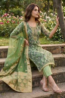 Aurraa Designer Roohaa Vol-28 Organza Banarasi Suit Set readymade suit catalogs