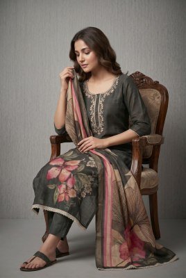 Aurraa Designer Roohaa Vol-29 Pure Cotton Lilan Simmar Suit Set readymade suit catalogs