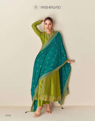 Azara by Aashirwad creation Premium Silk Free size Anarkali suit wholesale rate readymade suit catalogs