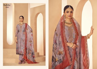 Azara present Shezlin organza digital printed with embroidered salwar kameez catalogue at low rate salwar kameez catalogs
