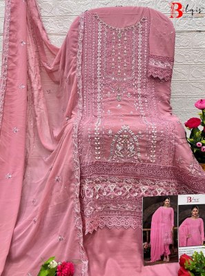 B 115 A to D Fox Georgette Biliqs brand Pakistani suit catalogue pakistani suit catalogs