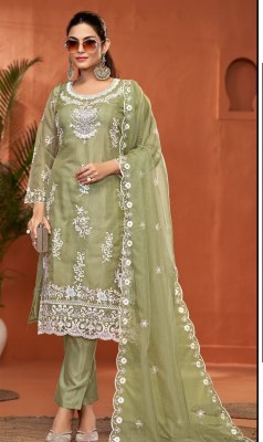 B119 A to D by Bilqistm Organza heavy Embroidered Pakistani suit catalogue at wholesale rate   Amavi